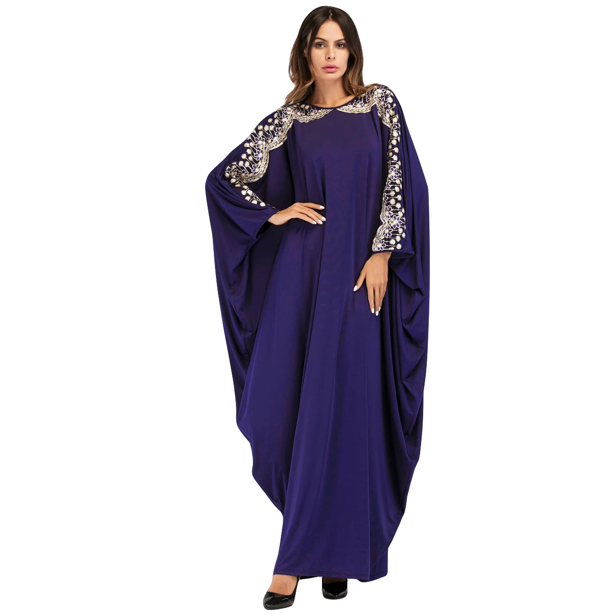 2019 Muslim Dress Batwing Abaya Sequin Patchwork Sleeve Women Caftan Long Robe Arabe Ramadan Dubai Islamic Moroccan Kaftan
2019 Muslim Dress Batwing Abaya Sequin Patchwork Sleeve Women Caftan Long Robe Arabe Ramadan Dubai Islamic Moroccan Kaftan