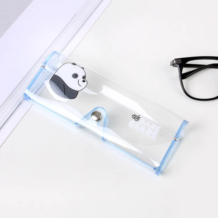 1Pcs Kawaii Transparent Plastic Eye Glasses Protector Case Metal Button Sunglasses Box panda Animal Pencil Case
1Pcs Kawaii Transparent Plastic Eye Glasses Protector Case Metal Button Sunglasses Box panda Animal Pencil Case