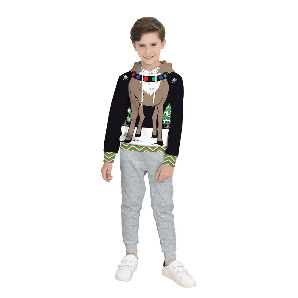santa claus costume New Year Christmas Costume for boy reindeer 3D printing hoodies sweatshirts Fancy Cosplay
santa claus costume New Year Christmas Costume for boy reindeer 3D printing hoodies sweatshirts Fancy Cosplay