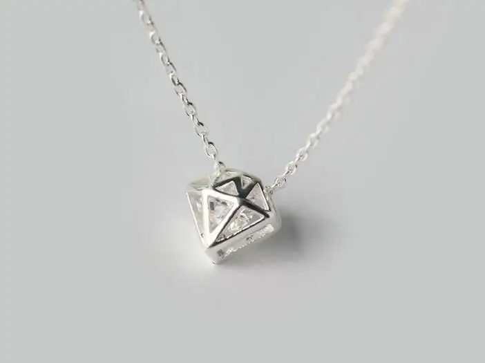 Korean Real. 925-sterling-silver Geometric Cut Out Necklaces & Pendants with cz AAA+ Stone Gift promised love charms gtlx508
Korean Real. 925-sterling-silver Geometric Cut Out Necklaces & Pendants with cz AAA+ Stone Gift promised love charms gtlx508