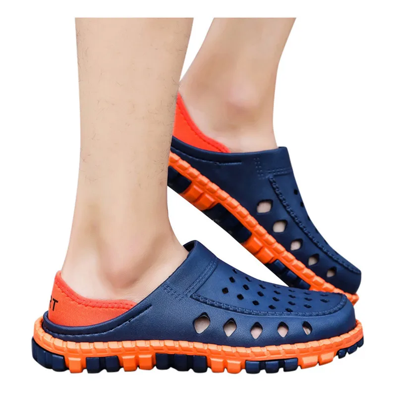 Summer Mens Casual Flats Holes Lightweight Slippers Beach Breathable Hole Shoes Mans footwear terlik kapcie Slides 40jy11
Summer Mens Casual Flats Holes Lightweight Slippers Beach Breathable Hole Shoes Mans footwear terlik kapcie Slides 40jy11