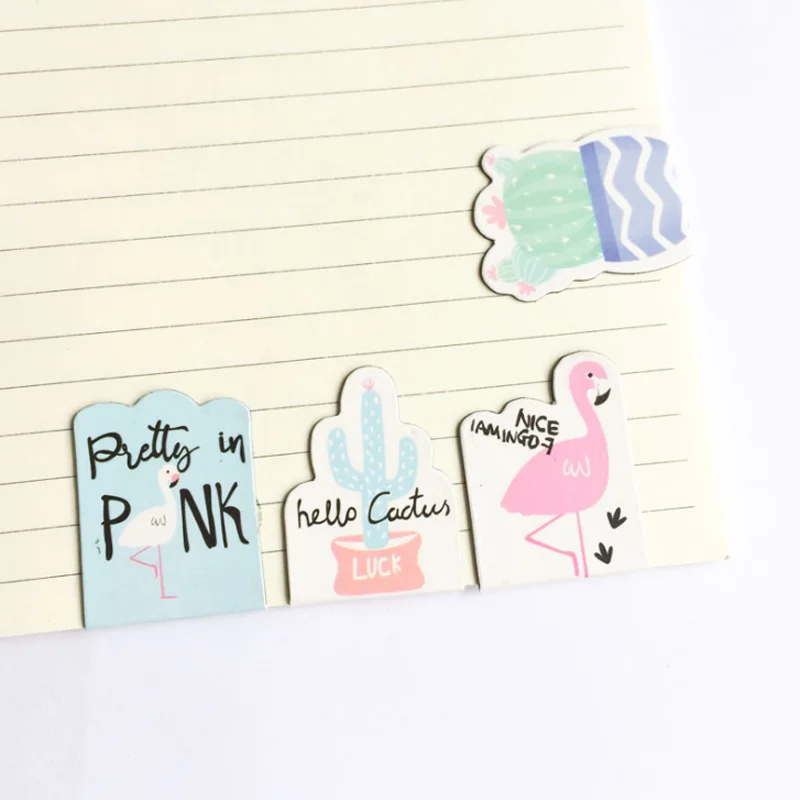 4 Pcs/pack Fresh Cactus Plants Flamingo Magnet Bookmark Paper Clip School Office Supply Escolar Papelaria Gift Stationery
4 Pcs/pack Fresh Cactus Plants Flamingo Magnet Bookmark Paper Clip School Office Supply Escolar Papelaria Gift Stationery