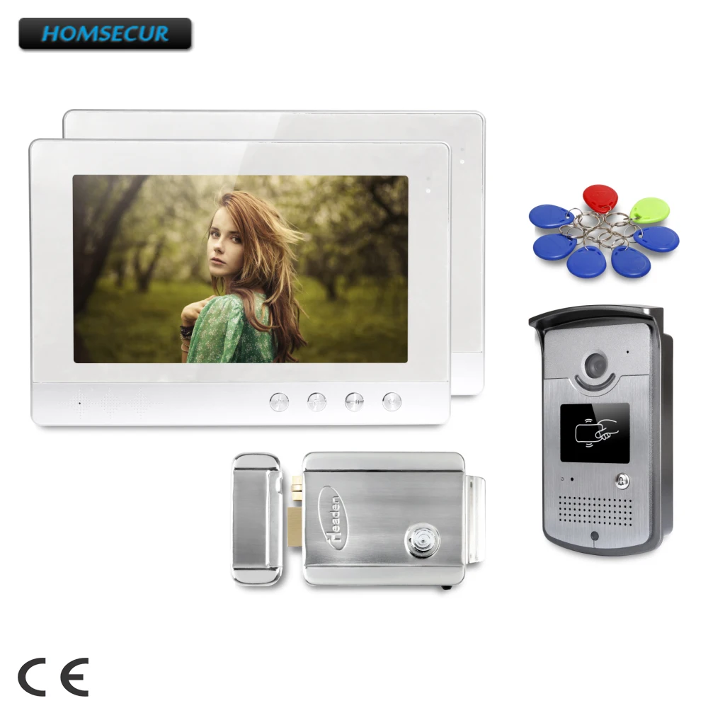 HOMSECUR 10.1inch Video Door Entry Security Intercom Electric Lock with Keys Included : XC001+XM101-S
HOMSECUR 10.1inch Video Door Entry Security Intercom Electric Lock with Keys Included : XC001+XM101-S