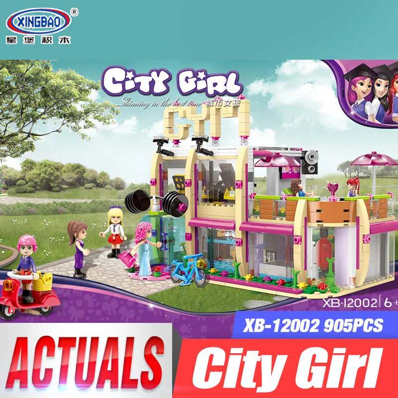 XINGBAO 12002 New 905Pcs City Girl Series The Gym Club Set Building Blocks Bricks Toys Model For Children As New Year Gifts
XINGBAO 12002 New 905Pcs City Girl Series The Gym Club Set Building Blocks Bricks Toys Model For Children As New Year Gifts