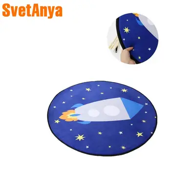 Rocket Space Stars Play Mat Polyester Fabric Round Blanket Parlor Bedroom Knitted Mat Kids/Children Crawling Mat Carpet
Rocket Space Stars Play Mat Polyester Fabric Round Blanket Parlor Bedroom Knitted Mat Kids/Children Crawling Mat Carpet