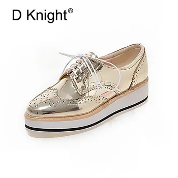 Hot Selling Women Casual Platform Wedge Oxford Shoes Fashion Round Toe Lace Up Women Casual Wedges Ladies England Style Oxfords
Hot Selling Women Casual Platform Wedge Oxford Shoes Fashion Round Toe Lace Up Women Casual Wedges Ladies England Style Oxfords