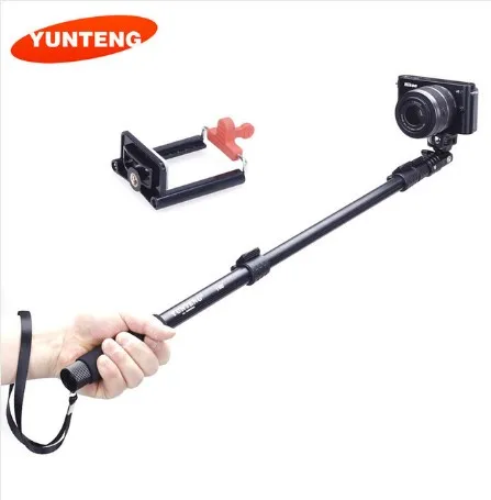Extendable Selfie Stick Handheld Telescopic Monopod YUNTENG YT-188 with 1/4 and Clip Holder for Camera Smartphone Black
Extendable Selfie Stick Handheld Telescopic Monopod YUNTENG YT-188 with 1/4 and Clip Holder for Camera Smartphone Black