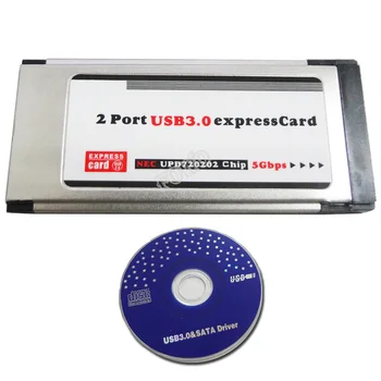 Expresscard adapter Card 2 port USB 3.0 Expresscard 34 mm Adapter Card Expresscard to USB Converter for laptop
Expresscard adapter Card 2 port USB 3.0 Expresscard 34 mm Adapter Card Expresscard to USB Converter for laptop