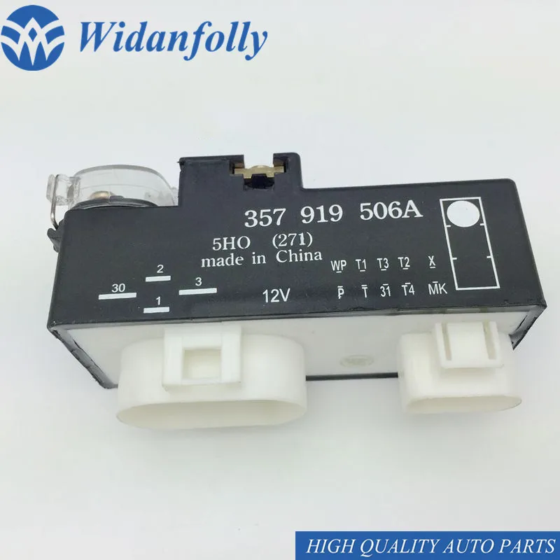 Widanfolly Front Radiator Coolant Fan Control Switch Relay Module for Golf 3 Jetta Cabrio Passat Polo 357 919 506 A 3A0 919 506
Widanfolly Front Radiator Coolant Fan Control Switch Relay Module for Golf 3 Jetta Cabrio Passat Polo 357 919 506 A 3A0 919 506