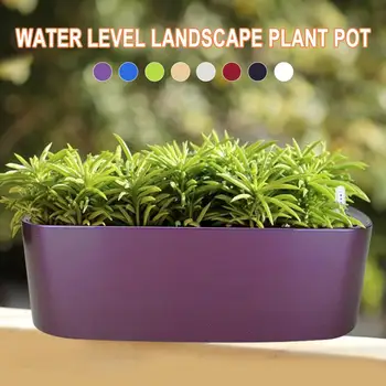 Balcony Landscape Flower Pot Automatic Water Trailing Plants Round Coated Plastic Flowerpot Self-watering Garden Flower Pot
Balcony Landscape Flower Pot Automatic Water Trailing Plants Round Coated Plastic Flowerpot Self-watering Garden Flower Pot