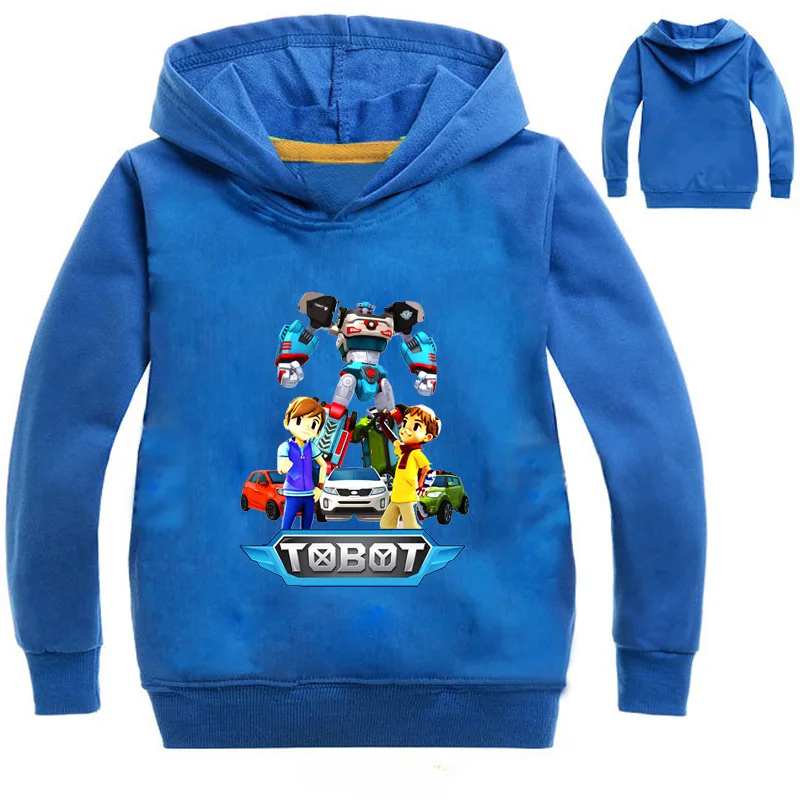 Детские толстовки робот ТОБОТ свитшот для девочек куртка с длинным рукавом