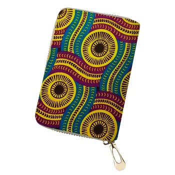 FORUDESIGNS African Print Card Holder Leather on Cover for Women Documents Card Credit Holder Purse Wallet Case Mini Coin Pocket
FORUDESIGNS African Print Card Holder Leather on Cover for Women Documents Card Credit Holder Purse Wallet Case Mini Coin Pocket
