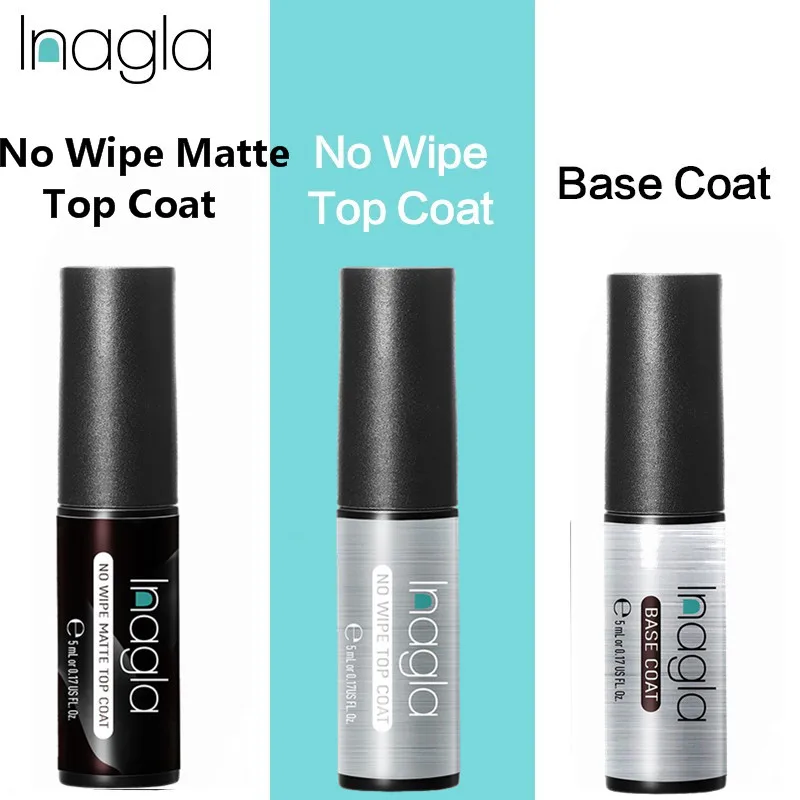 Inagla Base and Top Coat Gel Nail Polish UV 5ml&8ml Transparent Soak Off Reinforce Gel Polish Gel Lacquer Nail Art Manicure
Inagla Base and Top Coat Gel Nail Polish UV 5ml&8ml Transparent Soak Off Reinforce Gel Polish Gel Lacquer Nail Art Manicure