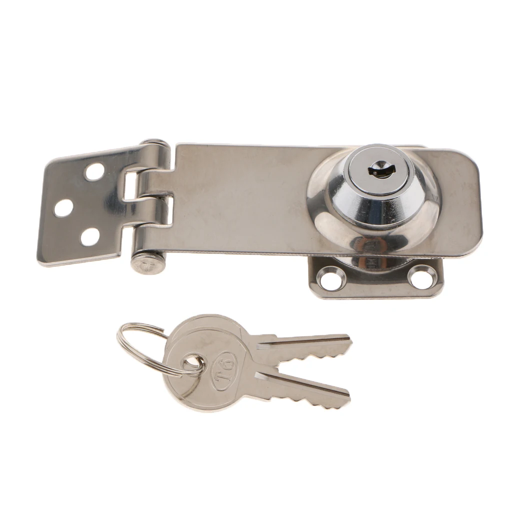 Marine Boat Stainless Steel Locking Hasp Safety Lock Hatch Cabinet Door High polished surface
Marine Boat Stainless Steel Locking Hasp Safety Lock Hatch Cabinet Door High polished surface
