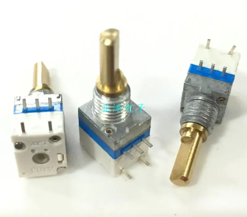 2PCS/LOT LJV , volume switch, intercom switch, potentiometer A103, accessories, fine shaft, long 15MM
2PCS/LOT LJV , volume switch, intercom switch, potentiometer A103, accessories, fine shaft, long 15MM