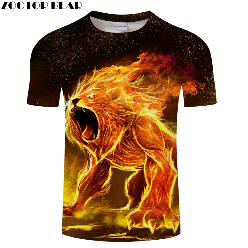 Fire Lion 3D tshirt Men t-shirt Harajuku Tee Casual t shirt Printed Top Short Sleeve O-neck Camiseta 2019 Drop Ship ZOOTOPBEAR
Fire Lion 3D tshirt Men t-shirt Harajuku Tee Casual t shirt Printed Top Short Sleeve O-neck Camiseta 2019 Drop Ship ZOOTOPBEAR