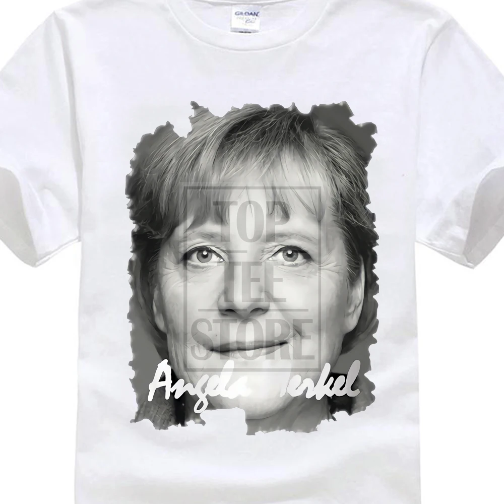 Men's O Neck Short Cotton Shirts Men's T Shirt Angela Merkel 1 Tshirt Col Rond Homme Hot Sale Fashion T Shirt Tshirt
Men's O Neck Short Cotton Shirts Men's T Shirt Angela Merkel 1 Tshirt Col Rond Homme Hot Sale Fashion T Shirt Tshirt