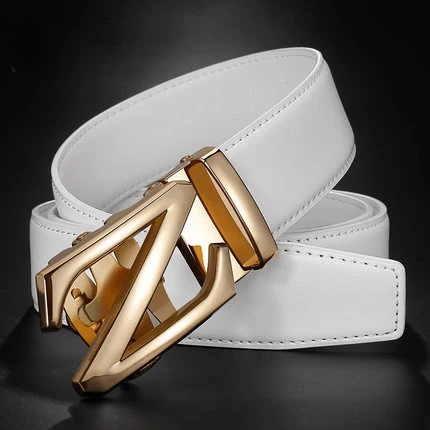 Fashion Mens Luxury Automatic Buckle Belts Men White Solid High quality luxury design Cowskin belt men
Fashion Mens Luxury Automatic Buckle Belts Men White Solid High quality luxury design Cowskin belt men
