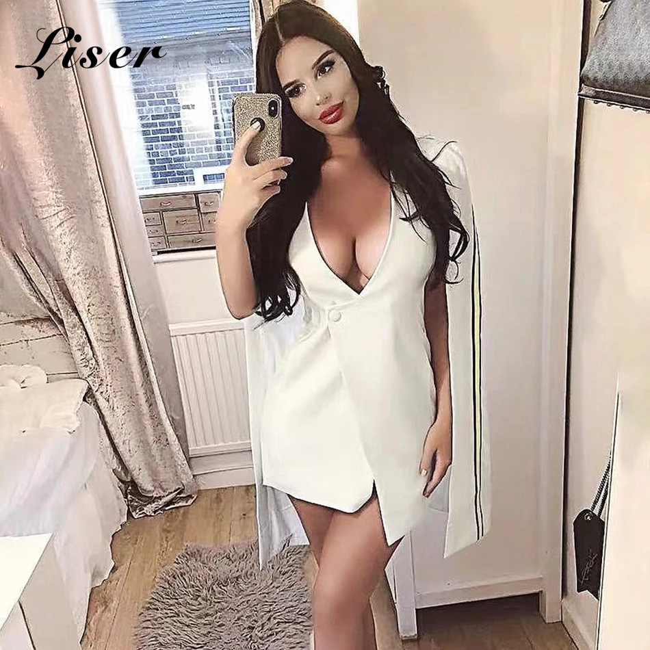 Liser 2018 New Summer Women Dress V Neck Button Dress Sexy Bodycon Elegant Celebrity Party White Red Dresses Vestidos Wholesale
Liser 2018 New Summer Women Dress V Neck Button Dress Sexy Bodycon Elegant Celebrity Party White Red Dresses Vestidos Wholesale