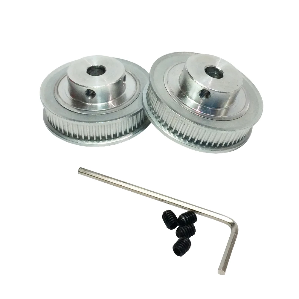 2Pcs HTD GT2 Aluminium Timing Pulley 60 Teeth Pitch 2mm Teeth Width 7mm Hole 6mm 6.35mm 8mm 12mm for 3D Printer Accessories
2Pcs HTD GT2 Aluminium Timing Pulley 60 Teeth Pitch 2mm Teeth Width 7mm Hole 6mm 6.35mm 8mm 12mm for 3D Printer Accessories