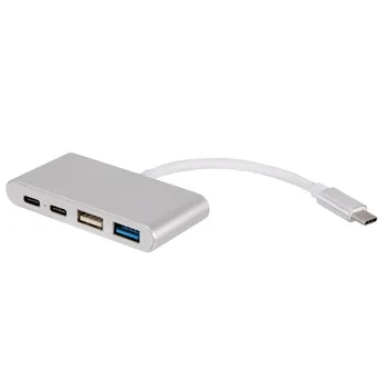 4 Ports USB HUB Type-C USB-C USB 3.0 Standard High Speed Data Transfer For Smart Phone Computer Support For Win7/MAC 10.2.8 
4 Ports USB HUB Type-C USB-C USB 3.0 Standard High Speed Data Transfer For Smart Phone Computer Support For Win7/MAC 10.2.8