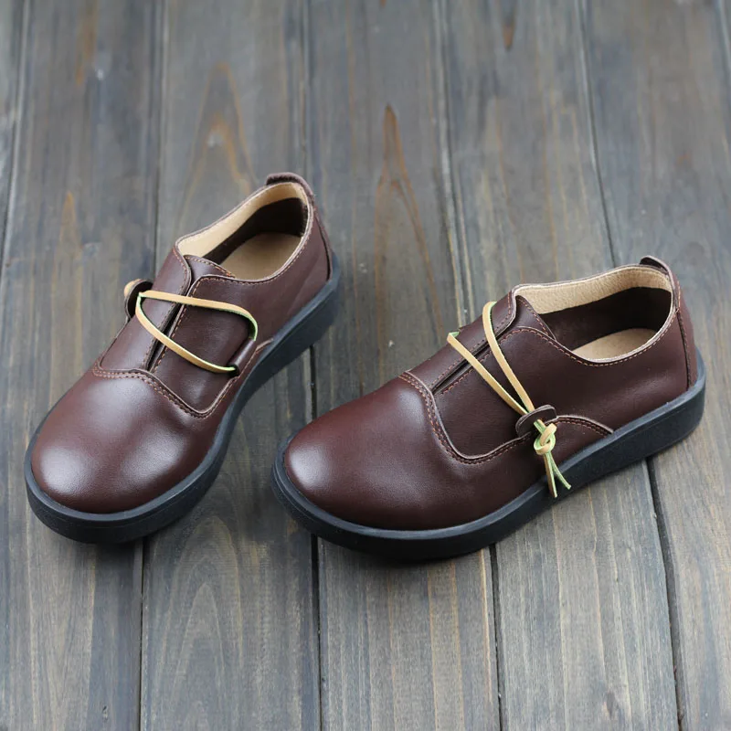 Woman Shoes flat Coffee/Brown/Black Genuine Leather Slip on Flat Shoes with Thick Rubber Sole Driving shoes 
Woman Shoes flat Coffee/Brown/Black Genuine Leather Slip on Flat Shoes with Thick Rubber Sole Driving shoes