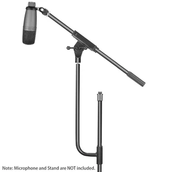 Neewer NW-018B Professional Clamp-on Microphone Boom Arm with 19 inches/48 centimeters Top-mount Boom for Studio Broadcasting 
Neewer NW-018B Professional Clamp-on Microphone Boom Arm with 19 inches/48 centimeters Top-mount Boom for Studio Broadcasting