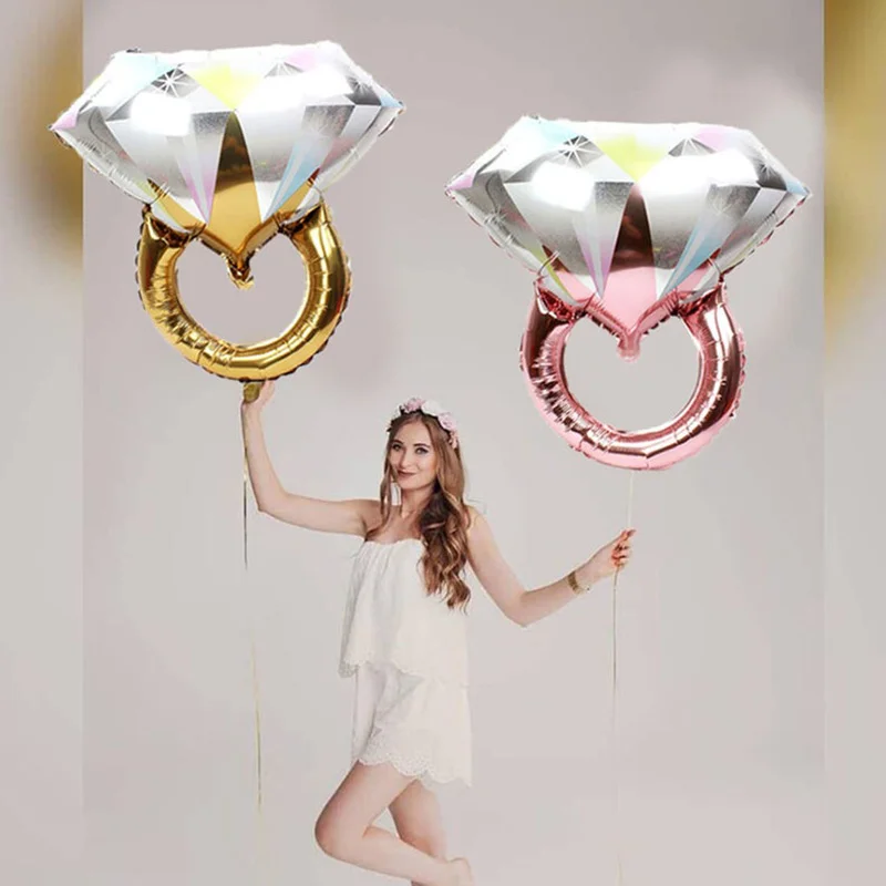 Romantic Ring Balloons Wedding Engagement Bridal Shower Anniversary bachelorette hen Party birthday Bridesmaid gift Decoration
Romantic Ring Balloons Wedding Engagement Bridal Shower Anniversary bachelorette hen Party birthday Bridesmaid gift Decoration