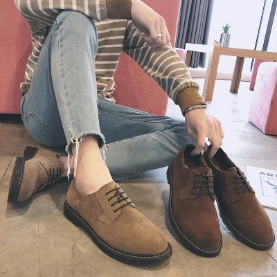 Spring New Simple Men's Shoes Casual Retro Shoes Shoes Round Low Tide Shoes Thick Soles Frosted Shoes Black Brown Khaki
Spring New Simple Men's Shoes Casual Retro Shoes Shoes Round Low Tide Shoes Thick Soles Frosted Shoes Black Brown Khaki