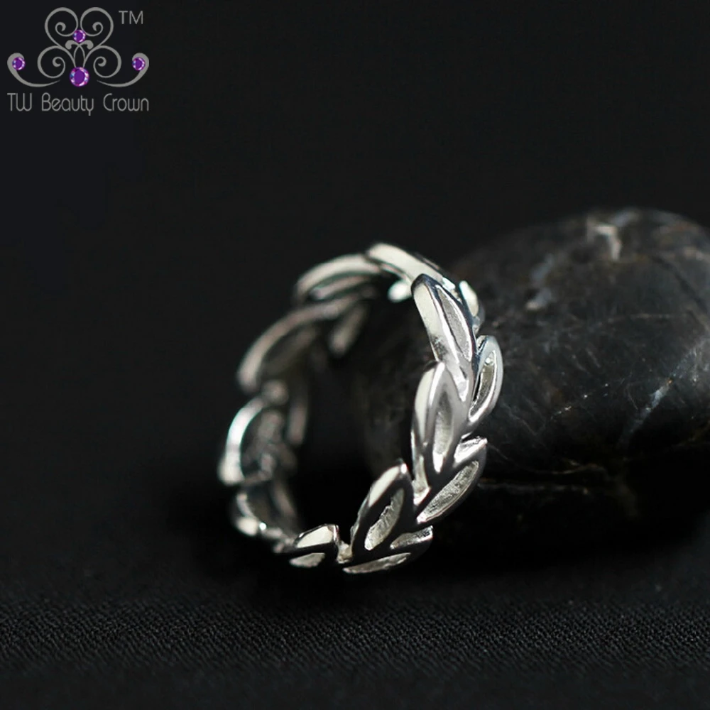 Genuine 925 Sterling Silver Adjustable Size Olive Branch Leaf Ring For Women Girls Wedding Jewelry Antiallergic
Genuine 925 Sterling Silver Adjustable Size Olive Branch Leaf Ring For Women Girls Wedding Jewelry Antiallergic