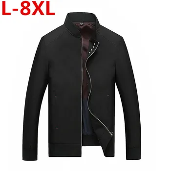 Plus size 8XL 7XL Solid color New 2018 Casual Jacket Men Spring Autumn Outerwear Mandarin Collar Clothing Big 6XL 5XL 4XL Large
Plus size 8XL 7XL Solid color New 2018 Casual Jacket Men Spring Autumn Outerwear Mandarin Collar Clothing Big 6XL 5XL 4XL Large