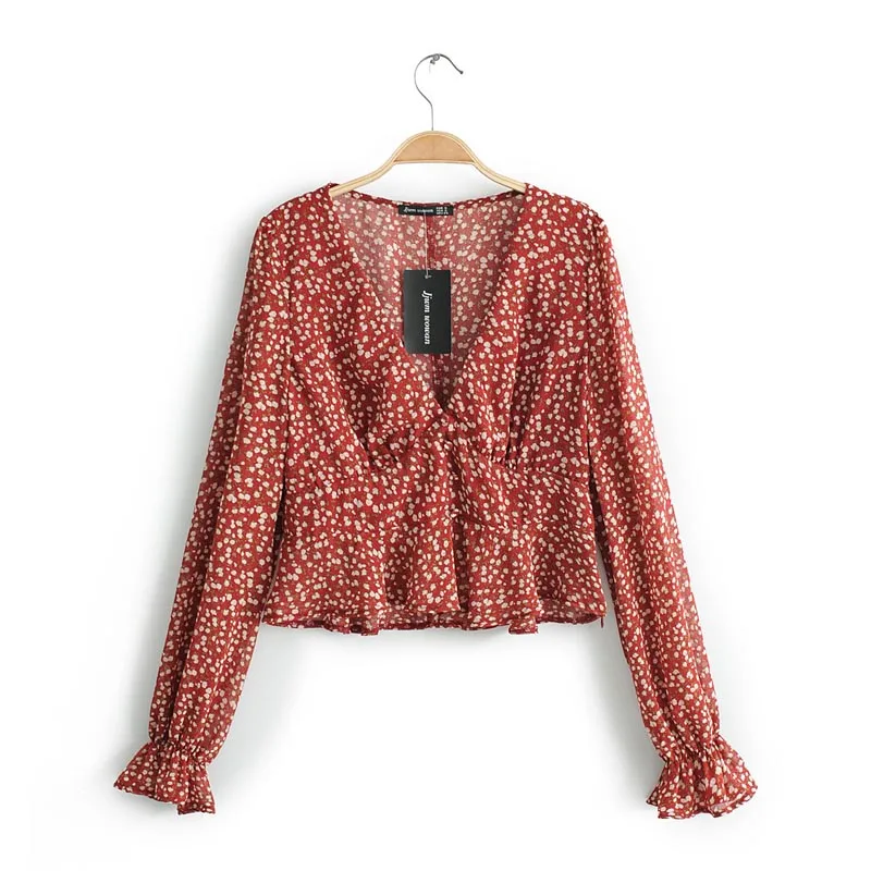 CS972 Women Vintage Slim Waist Wrinkle Bust V Neck Long Sleeve Shirts Retro Chic Match All Blouse Tops
CS972 Women Vintage Slim Waist Wrinkle Bust V Neck Long Sleeve Shirts Retro Chic Match All Blouse Tops