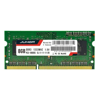 8GB PC3-10600 DDR3-1333MHz 204Pin 1.5V SODIMM Laptop Memory RAM
8GB PC3-10600 DDR3-1333MHz 204Pin 1.5V SODIMM Laptop Memory RAM