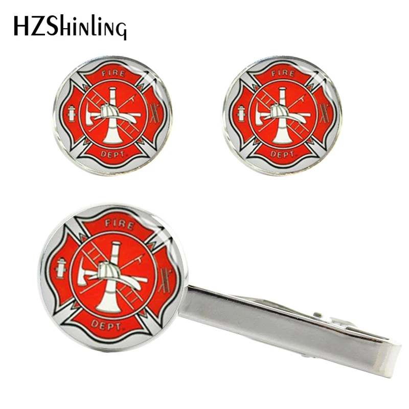 2017 New Maltese Firemen Symbol Tie Clip Firefighter Clips & Cufflinks Set Silver Handcraft Cufflink Gifts For Men CT-0035
2017 New Maltese Firemen Symbol Tie Clip Firefighter Clips & Cufflinks Set Silver Handcraft Cufflink Gifts For Men CT-0035