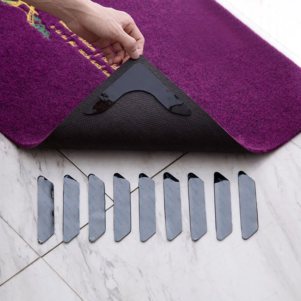 8\4x anti-slip rubber Rug Gripper Double Sided Tape Non Slip Rug Pad Anti Curling Indoor/Outdoor Bath Mats
8\4x anti-slip rubber Rug Gripper Double Sided Tape Non Slip Rug Pad Anti Curling Indoor/Outdoor Bath Mats