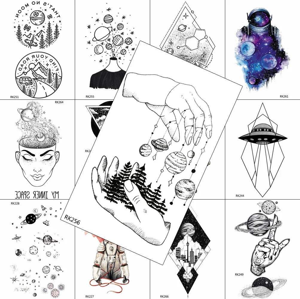 Planets Forest Hands Temporary Tattoos Chains Fake Jewelry Body Art Arm Tattoos Realistic Washable Geometric Tattoos For Adult
Planets Forest Hands Temporary Tattoos Chains Fake Jewelry Body Art Arm Tattoos Realistic Washable Geometric Tattoos For Adult