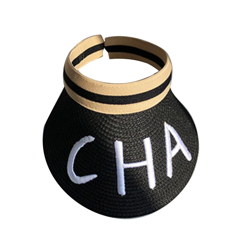 2019 New Woman's Sun Hats Female Letter Visor Caps Hand Made DIY Straw Summer Cap Casual Shade Hat Empty Top Hat Beach
2019 New Woman's Sun Hats Female Letter Visor Caps Hand Made DIY Straw Summer Cap Casual Shade Hat Empty Top Hat Beach