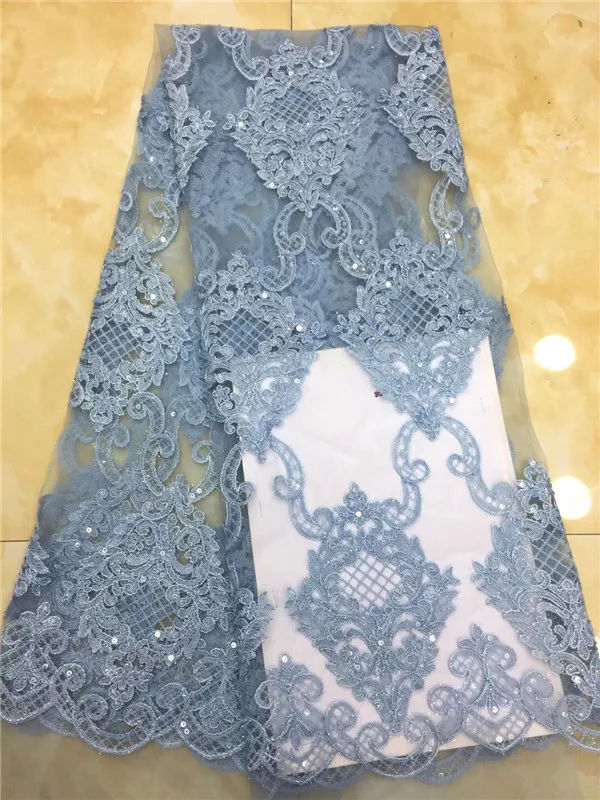 African sequins Lace Fabric 2018 High Quality Lace Material Wine French Lace Fabric Nigerian Tulle Mesh Lace Fabrics Sky blue
African sequins Lace Fabric 2018 High Quality Lace Material Wine French Lace Fabric Nigerian Tulle Mesh Lace Fabrics Sky blue