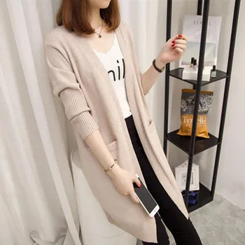 Sweater coat female 2019 Autumn And Winter new women's Korean version of the wild long sweater sweater cardigan loose coat ZX185
Sweater coat female 2019 Autumn And Winter new women's Korean version of the wild long sweater sweater cardigan loose coat ZX185