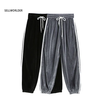 2018 New Autumn Winter Women Solid VELOUR Loose Style Elastic Waist Casual sports Pants
2018 New Autumn Winter Women Solid VELOUR Loose Style Elastic Waist Casual sports Pants