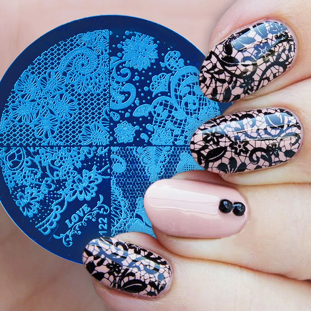 Round Nail Art Stamp Stamping Plates Template Floral Flower Lace Dream Catcher Image Transfer Manicure Polish Plate SASTZ101-130
Round Nail Art Stamp Stamping Plates Template Floral Flower Lace Dream Catcher Image Transfer Manicure Polish Plate SASTZ101-130