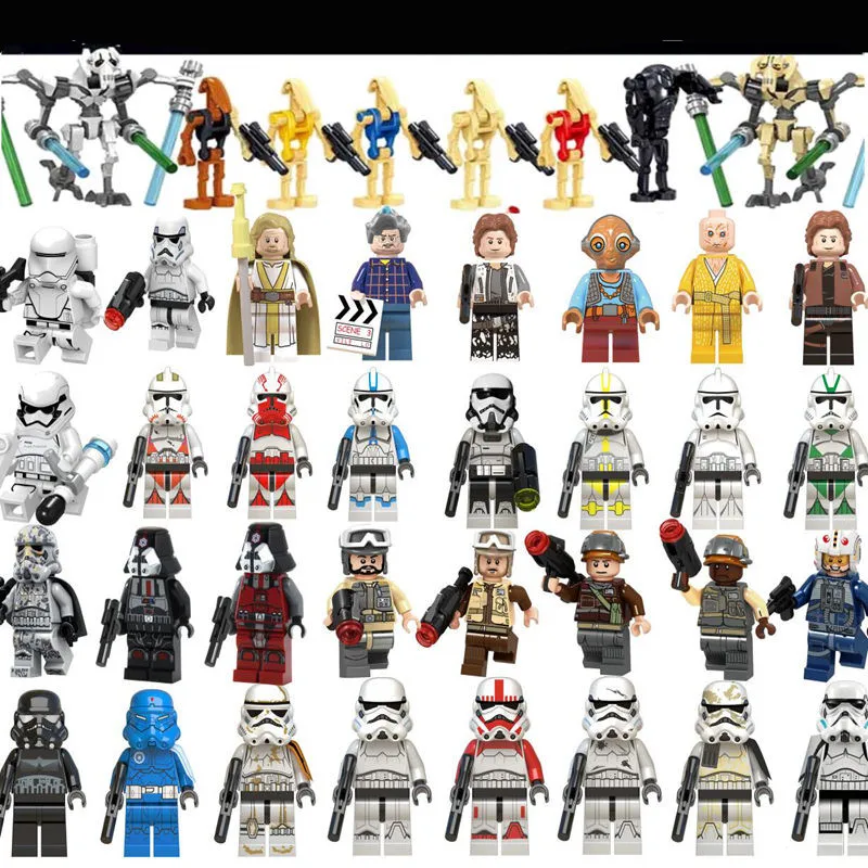 Battle Droid Han Solo Lucas Luke Skywalker Sith Trooper Building Blocks Toys for Children Gift
Battle Droid Han Solo Lucas Luke Skywalker Sith Trooper Building Blocks Toys for Children Gift