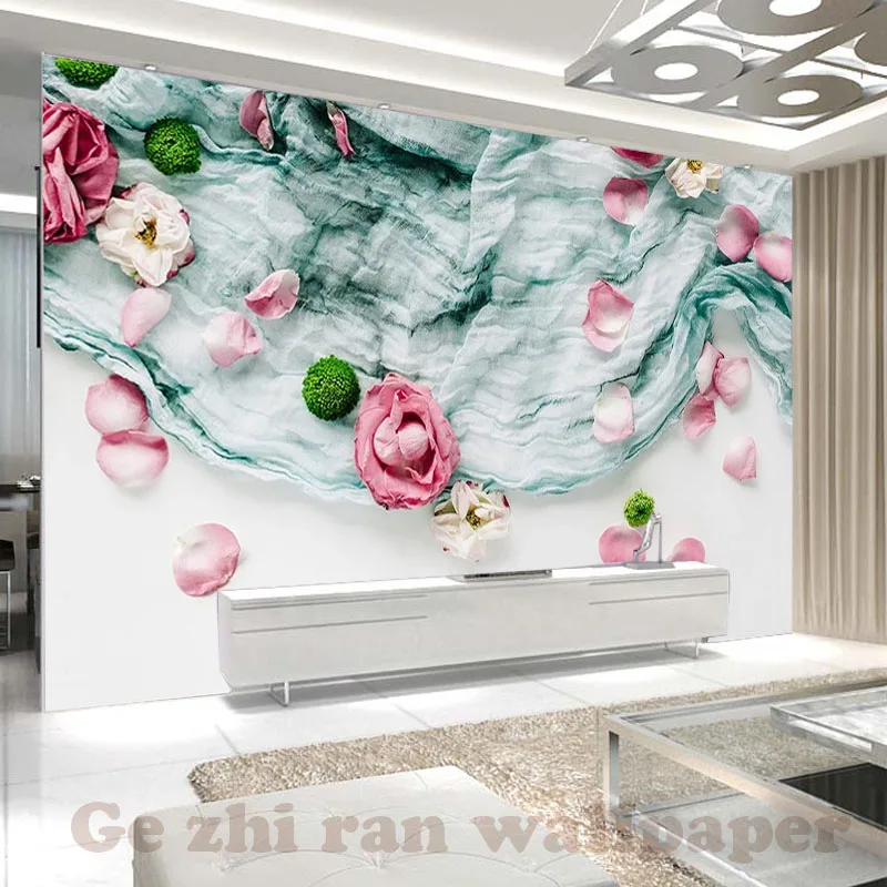 Custom Mural 3D WallPaper 3D stereoscopic Rose Wallpaper livingroom Bedroom TV sofe background Wallpaper papel de parede
Custom Mural 3D WallPaper 3D stereoscopic Rose Wallpaper livingroom Bedroom TV sofe background Wallpaper papel de parede