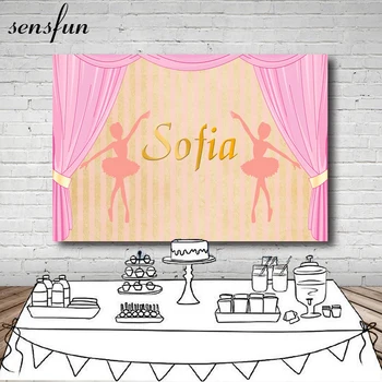 Sensfun Dance Ballerina Backdrop Pink Curtain Girls Birthday Party Backgrounds For Photo Studio Customized 7x5FT Vinyl Polyester
Sensfun Dance Ballerina Backdrop Pink Curtain Girls Birthday Party Backgrounds For Photo Studio Customized 7x5FT Vinyl Polyester