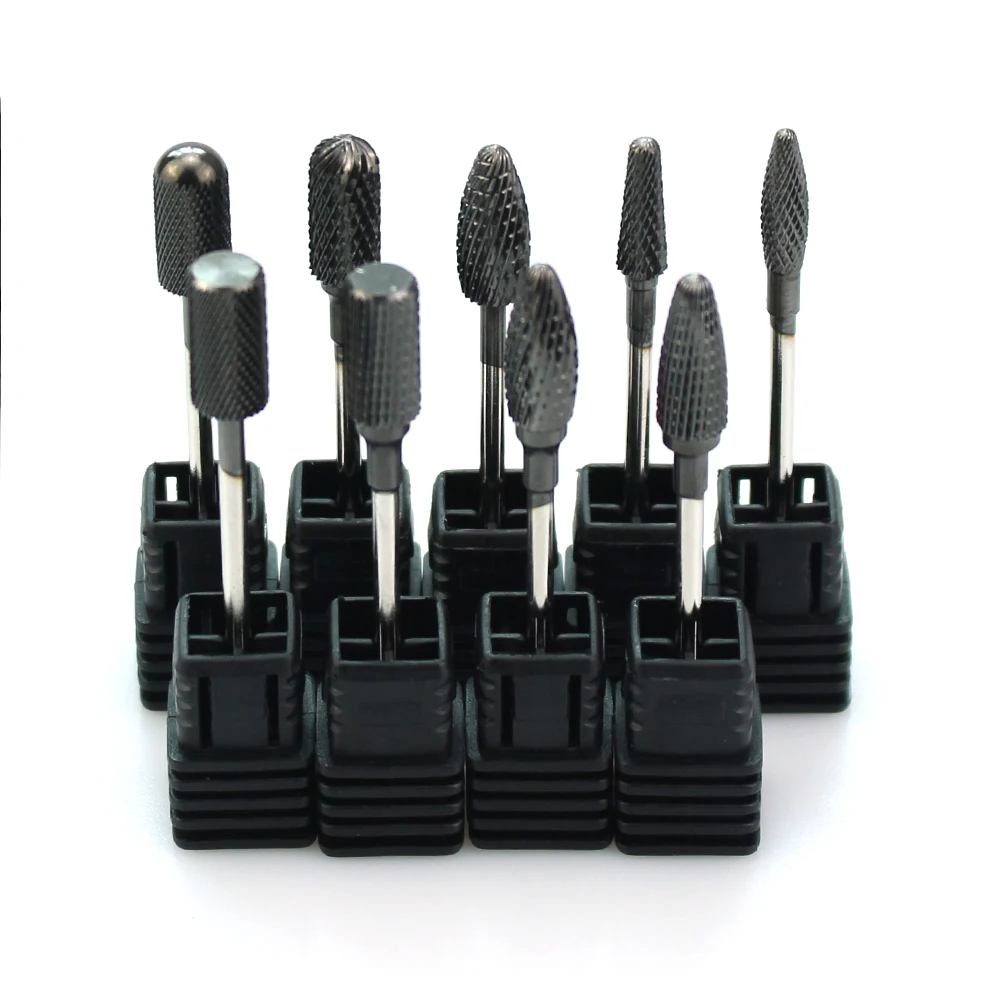 1Pc Black Carbide Nail Drill Tungsten Steel Rotary Bits Cuticle Clean Router Manicure Milling Cutter Accessoires Nail Art Tools
1Pc Black Carbide Nail Drill Tungsten Steel Rotary Bits Cuticle Clean Router Manicure Milling Cutter Accessoires Nail Art Tools