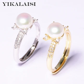 YIKALAISI 925 sterling silver jewelry ring For Women Pearl jewelry 2019 Fine 100% natural 7-8 mm Freshwater pearl rings gift
YIKALAISI 925 sterling silver jewelry ring For Women Pearl jewelry 2019 Fine 100% natural 7-8 mm Freshwater pearl rings gift