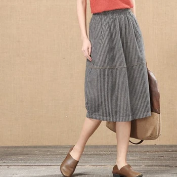Cotton linen skirts for women plus size ealstic waist striped empire knee-length pockets spring summer skirts female ysy0805
Cotton linen skirts for women plus size ealstic waist striped empire knee-length pockets spring summer skirts female ysy0805