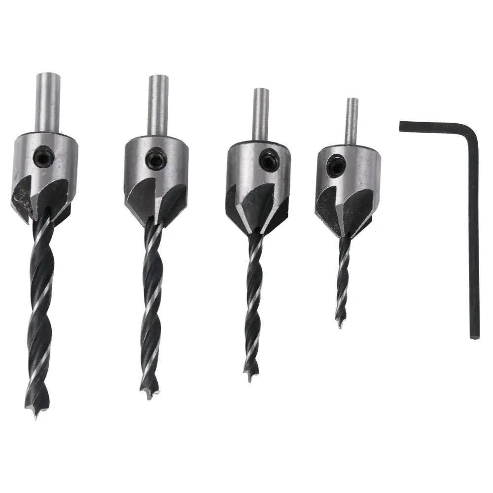5pcs/lot HSS 5 Flute Countersink Drill Bit Drill Press Set Reamer Screw Woodworking Chamfer Tool 3mm-6mm Carpentry Wrench NEW BZ
5pcs/lot HSS 5 Flute Countersink Drill Bit Drill Press Set Reamer Screw Woodworking Chamfer Tool 3mm-6mm Carpentry Wrench NEW BZ