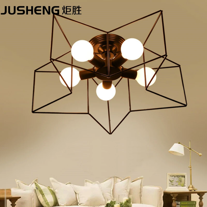Simple and creative five - pointed star light modern personality bedroom ceiling lamp living room dining room lamps
Simple and creative five - pointed star light modern personality bedroom ceiling lamp living room dining room lamps