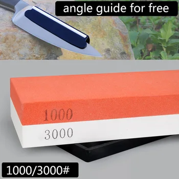 1000/3000# double side professional whetstone knife sharpener sharpening knife stone kitchen tools honing with angle guide
1000/3000# double side professional whetstone knife sharpener sharpening knife stone kitchen tools honing with angle guide